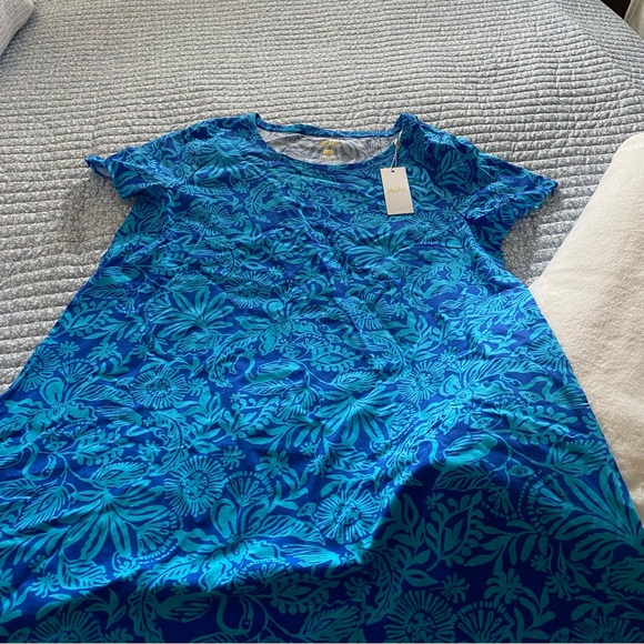 Lilly Pulitzer Cody Blue Jungle Oasis Dress NWT - Picture 3 of 6